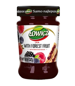 Lowicz Reduced Sugar Forest Fruit Jam 9.9oz/280g