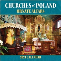 Our new 2024 Calendar takes you inside twelve of Poland's most exquisite churches, to explore the breathtaking sanctuaries within. The ornate altars presented evoke a timeless reverence and beauty, and are sure to bring grace to your home. Makes an excell