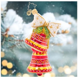 Christmas bells are here to ring in the holiday cheer! Bring traditional elegance to your tree this year with this gorgeously gilded ornament.
DIMENSIONS: 5 in (H) x 2 in (L) x 2 in (W)