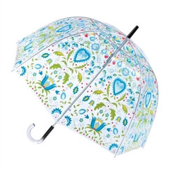 Polish Kashubian Folk Design Bubble Umbrella