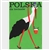 Post Card: Poland for Storks - Polska dla bocianow designed by Jakub Zasada in 2020  It has now been turned into a post card size 4.75" x 6.75" - 12cm x 17cm.