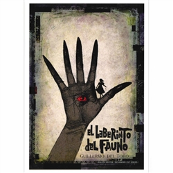 Polish film poster designed by artist Ryszard Kaja in 2018. It has now been turned into a post card size 4.75" x 6.75" - 12cm x 17cm.