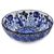 Polish Pottery 4.5" Fluted Bowl. Hand made in Poland. Pattern U3376 designed by Teresa Liana.