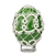 This beautifully designed chicken egg is painted and surrounded in a tatted design. Stand sold separately.