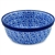 Polish Pottery 6" Cereal/Berry Bowl. Hand made in Poland and artist initialed.