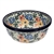 Polish Pottery 6" Cereal/Berry Bowl. Hand made in Poland. Pattern U2436 designed by Barbara Makiela.