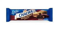 Chalwa from Poland's best known candy company - E. Wedel.  The English spelling is Halvah: one of the earliest recorded sweets made from crushed sesame seeds originated in Turkey and dates as far back as 3000 B.C.