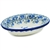 Polish Pottery 6" Soap Dish. Hand made in Poland and artist initialed.