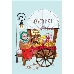 Post Card: Oscypki post card size 4" x 6" - 10cm x 15cm.
