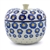 Polish Pottery 5" Apple Baker. Hand made in Poland and artist initialed.