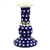Polish Pottery 6" Candle Holder. Hand made in Poland and artist initialed.