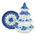 Polish Pottery 8.5" Votive Christmas Tree. Hand made in Poland and artist initialed.
