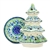 Polish Pottery 8.5" Votive Christmas Tree. Hand made in Poland. Pattern U4333 designed by Krystyna Dacyszyn.