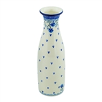 Polish Pottery 29 oz Carafe. Hand made in Poland and artist initialed.