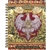 This beautiful notebook has 60 sheets. Each page is dot lined and decorated with a Polish Eagle pattern on the bottom. The cover feature the Polish Eagle of the last king of Poland, Stanislaus August Poniatowski.  The back cover features the coat of arms