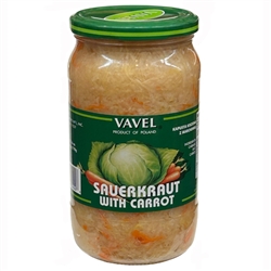 Delicious, nutritious and healthy. Made with white cabbage, carrot and salt.