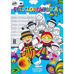 A folklore book with stickers. Come, paint the folk world. A folklore book with stickers is another product from the Folk Story series, which takes children on a journey through the most beautiful regions of Poland, famous for their traditions and folk