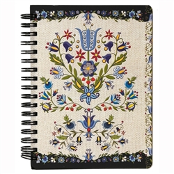 This beautiful notebook has 60 sheets. Each page is dot lined and decorated with a paper cut pattern on the bottom. Perfect for you to add pictures, scrapbook cut outs etc. Ideal for use as a journal, school project display or general notebook.