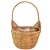 Polish Willow Wicker Large Wall  Basket 13.5" Tall