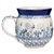 Polish Pottery 11 oz. Bubble Mug. Hand made in Poland and artist initialed.