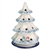 Polish Pottery 8.5" Votive Christmas Tree. Hand made in Poland and artist initialed.