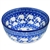 Polish Pottery 5" Ice Cream Bowl. Hand made in Poland and artist initialed.