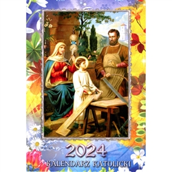 2024 Kalendarz Katolicki/ Catholic  Religious Calendar