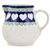Polish Pottery 7 oz. Creamer. Hand made in Poland and artist initialed.