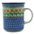 Polish Pottery 20 oz. Everyday Mug. Hand made in Poland and artist initialed.