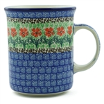 Polish Pottery 20 oz. Everyday Mug. Hand made in Poland and artist initialed.