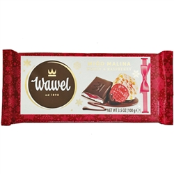 Wawel Dark Chocolate With  Honey And Raspberry 100g/3.5oz