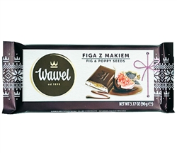 Wawel Dark Chocolate With  Fig And Poppy Seeds 90g/3.17oz