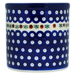 Polish Pottery 6" Utensil Holder. Hand made in Poland and artist initialed.