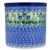 Polish Pottery 6" Utensil Holder. Hand made in Poland. Pattern U5071 designed by Teresa Liana.