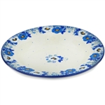 Polish Pottery 9.5" Soup / Pasta Plate. Hand made in Poland and artist initialed.