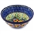 Polish Pottery 6" Bowl. Hand made in Poland. Pattern U3644 designed by Lucyna Lenkiewicz.