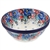 Polish Pottery 6" Bowl. Hand made in Poland. Pattern U4708 designed by Maria Starzyk.
