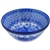 Polish Pottery 6" Bowl. Hand made in Poland. Pattern U5068 designed by Maria Starzyk.