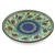 Polish Pottery 12" Round Platter. Hand made in Poland. Pattern U2663 designed by Monika Kuczynska.