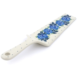Polish Pottery 10" Pie and Cake Server. Hand made in Poland.