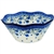 Polish Pottery 8" serving Bowl. Hand made in Poland and artist initialed.