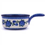 Polish Pottery Stoneware Round Baker with Handles 10 in.