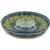Polish Pottery 10" Chip and Dip Platter. Hand made in Poland. Pattern U294 designed by Maryla Iwicka.