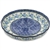 Polish Pottery 12" Chip and Dip Platter. Hand made in Poland and artist initialed.