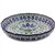 Polish Pottery 12" Chip and Dip Platter. Hand made in Poland and artist initialed.