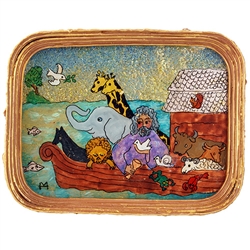 Painting On Glass - Noah's Ark