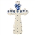 Polish Pottery Cross 7.75". Hand made in Poland and artist initialed.