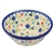 Polish Pottery 6" Bowl. Hand made in Poland. Pattern U4974 designed by Maria Starzyk.