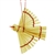 Straw Ornament: Hummingbird 4"