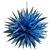 Traditional Polish Star Ornament "Hedgehog" - Jez Light Blue